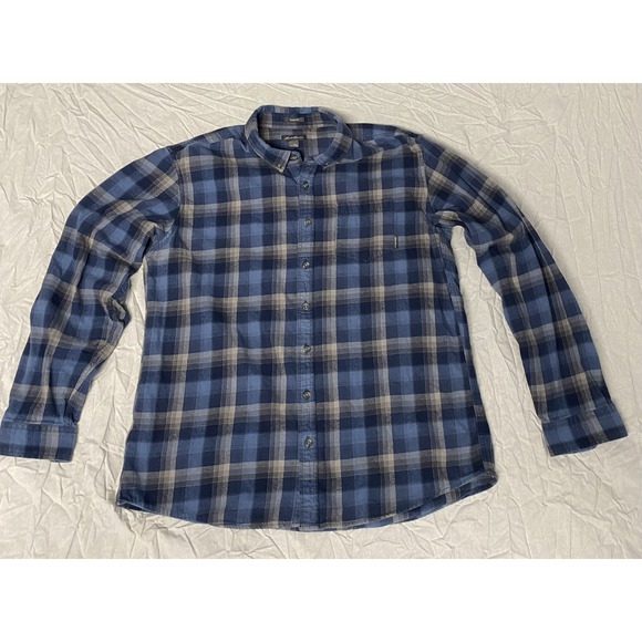 Eddie Bauer Other - Eddie Bauer Mens TXL Classic Fit Blue Plaid Button Down Shirt